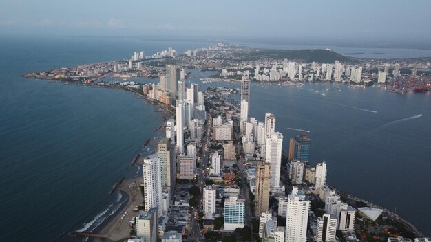 aerial view of beautiful landscape