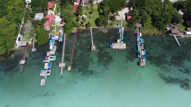 aerial view of beautiful landscape