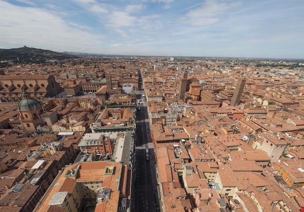 Aerial view of Bologna