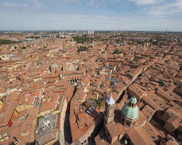 Aerial view of Bologna