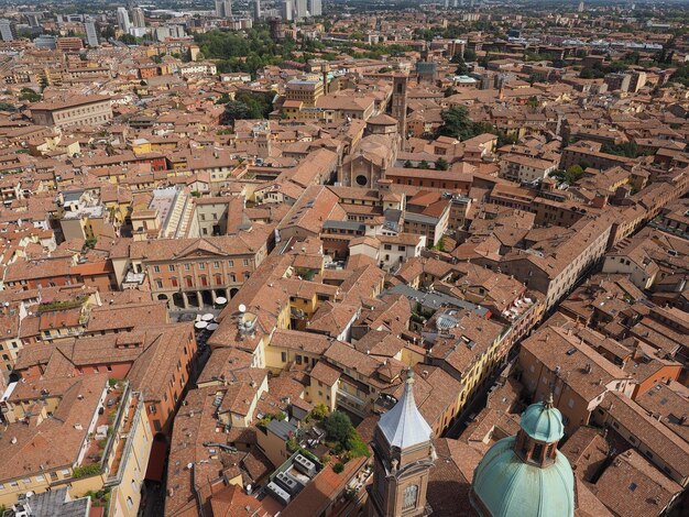 Aerial view of Bologna