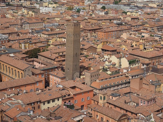 Aerial view of Bologna