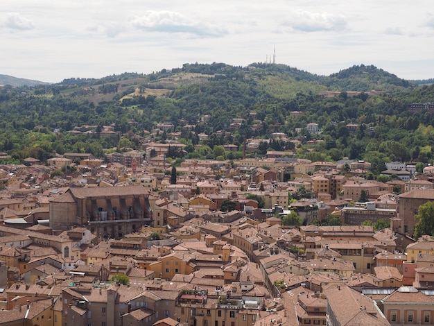 Aerial view of Bologna