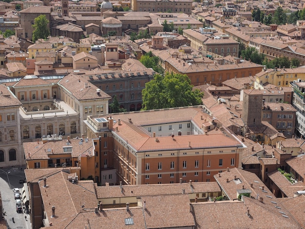 Aerial view of Bologna