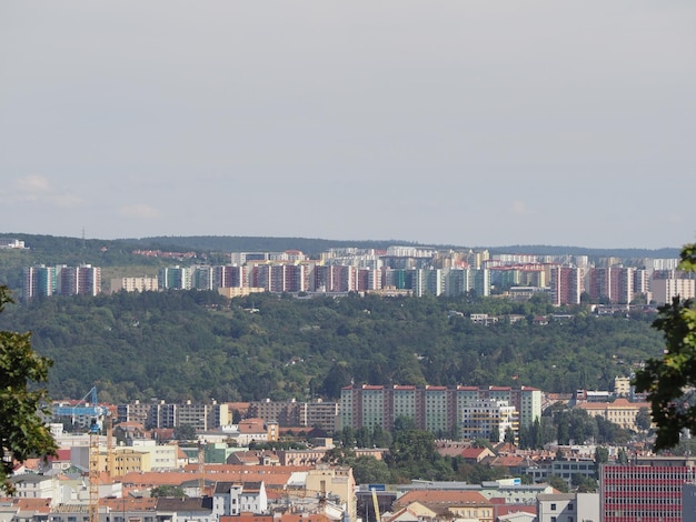 Aerial view of Brno