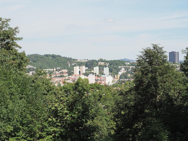 Aerial view of Brno