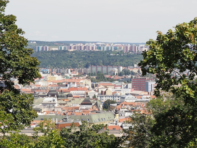 Aerial view of Brno