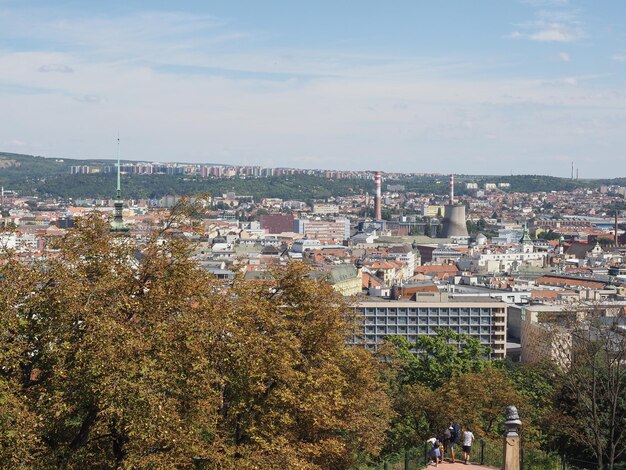 Aerial view of Brno