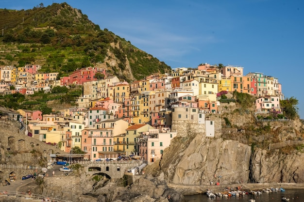 Foto vista aerea degli edifici della città