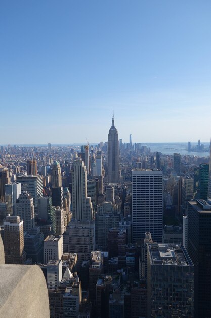 Foto vista aerea degli edifici della città