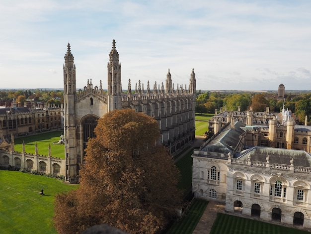 Aerial view of Cambridge