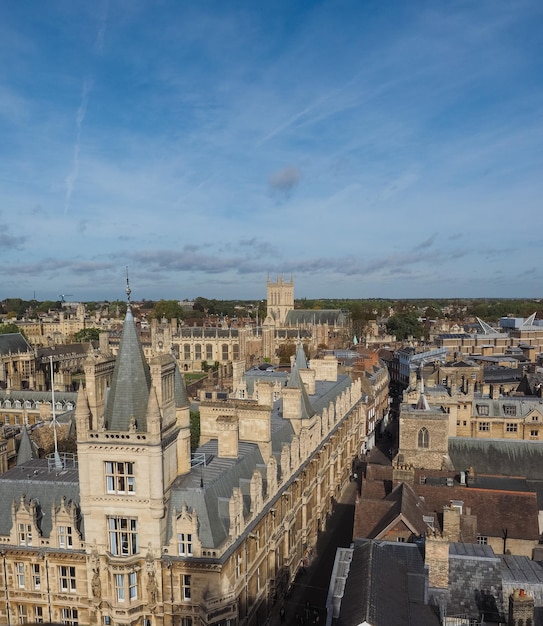 Aerial view of Cambridge