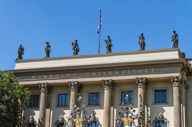 Foto veduta aerea del centro di berlino