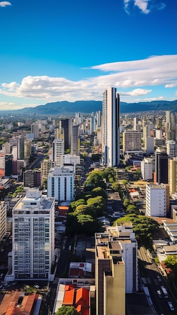 Aerial view of the central region of belo horizonte