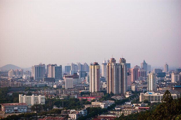 Photo aerial view of city