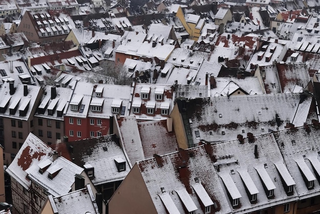 Photo aerial view of city