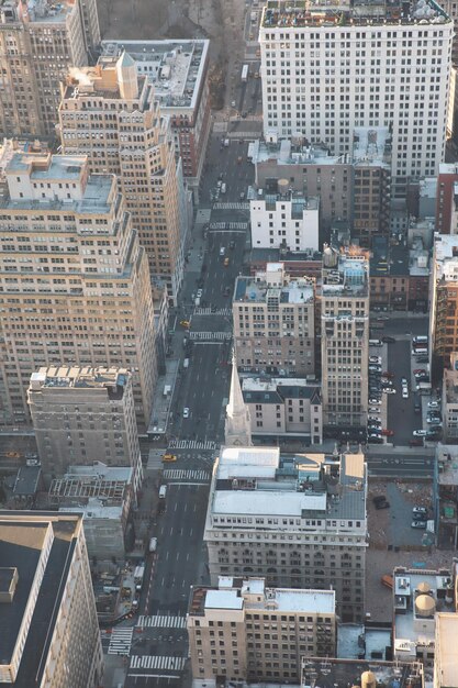 Photo aerial view of city