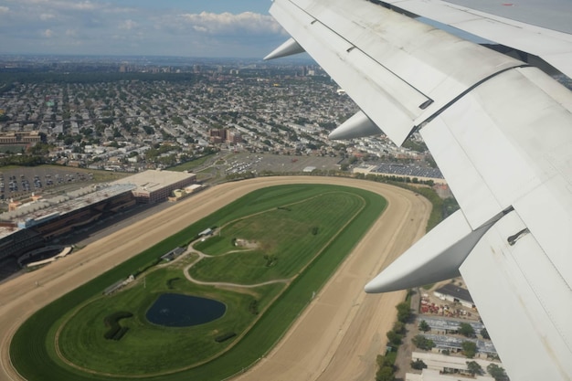 Foto vista aerea della città