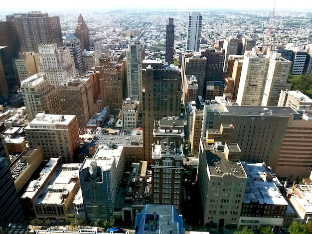 Photo aerial view of a city