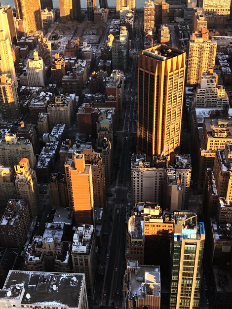 Aerial view of a city