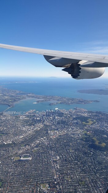 Aerial view of city