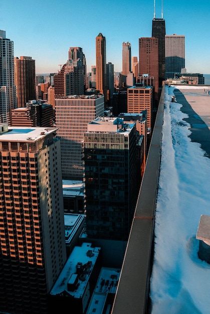 Photo aerial view of city