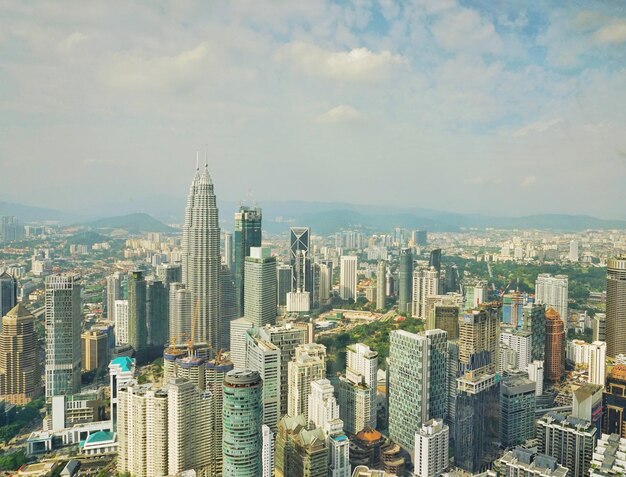 Photo aerial view of cityscape