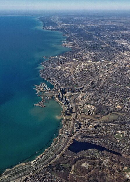 Aerial view of cityscape