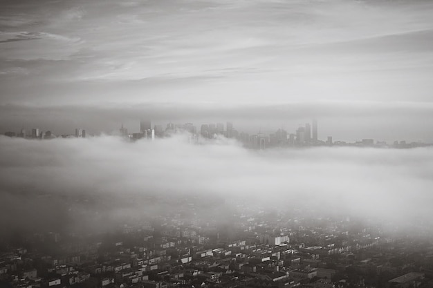 Photo aerial view of cityscape