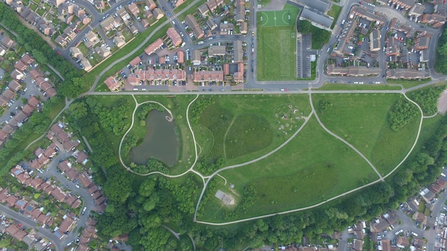 Photo aerial view of cityscape