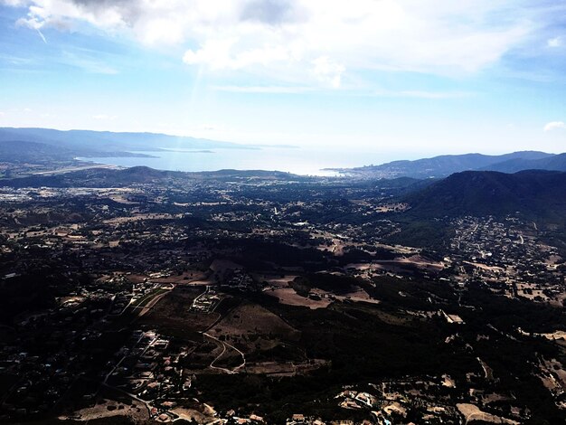 Aerial view of cityscape