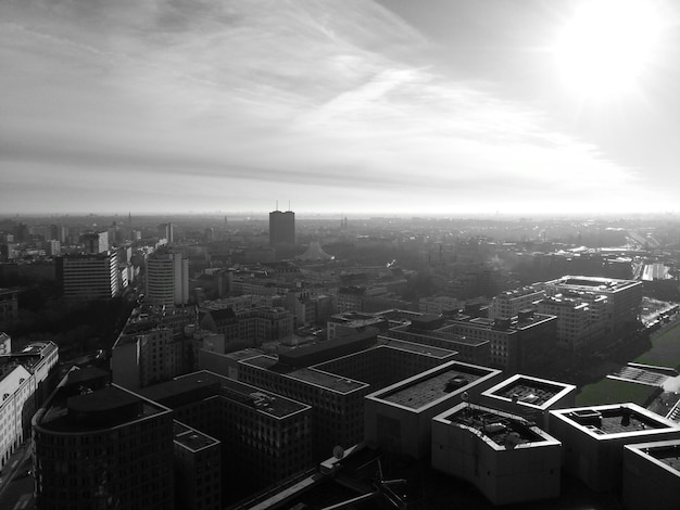 Aerial view of cityscape