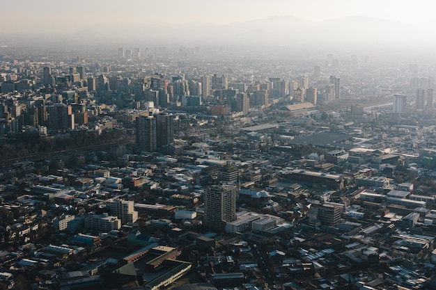 都市風景の空中景色