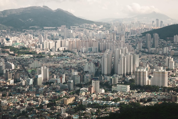 도시 풍경 의 공중 사진