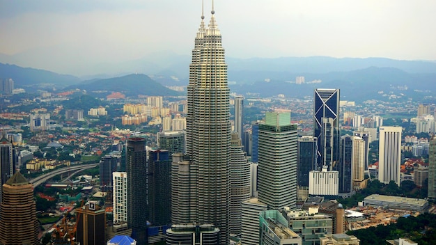 Photo aerial view of cityscape