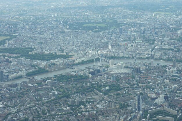 Photo aerial view of cityscape