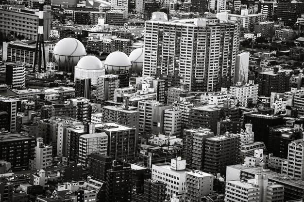 Photo aerial view of cityscape