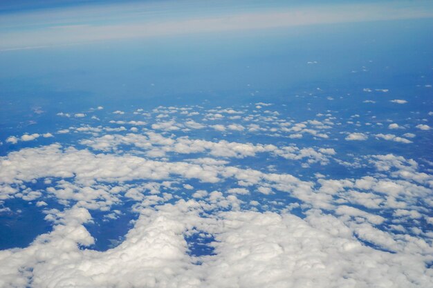 Aerial view of cloudscape against sky