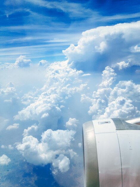 Photo aerial view of cloudscape