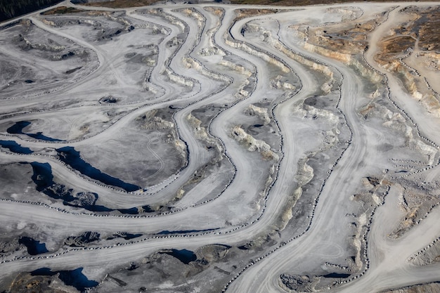 Aerial view of Coal Mining Industry