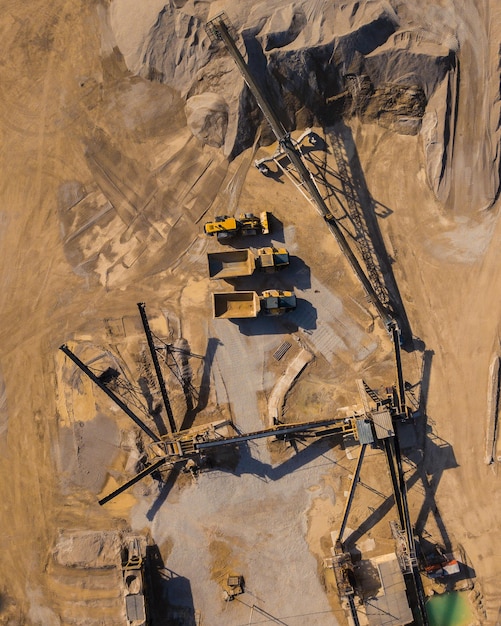 Photo aerial view of construction site