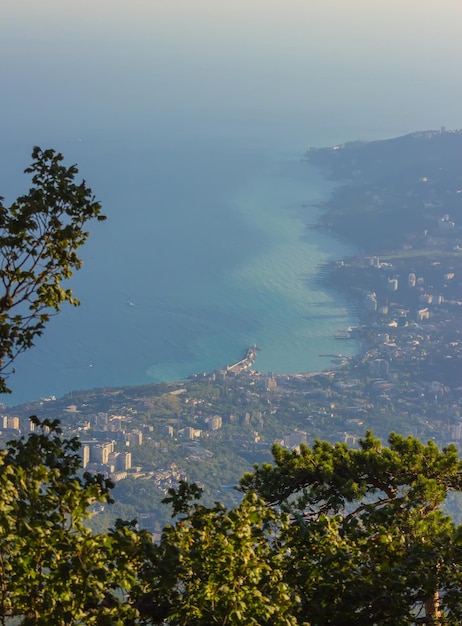 Aerial view of Crimea