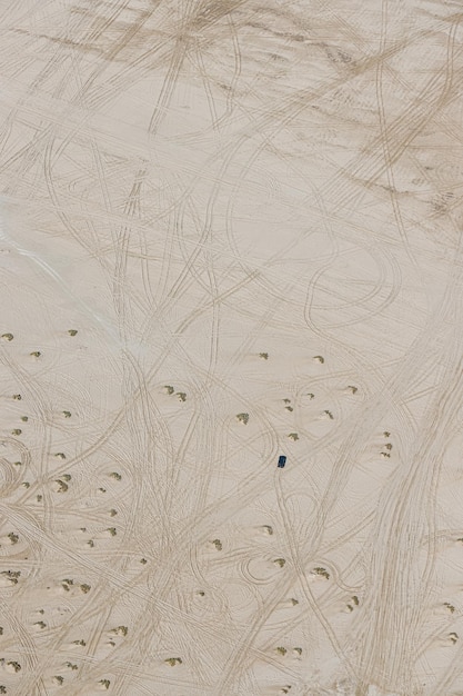 Photo aerial view of desert