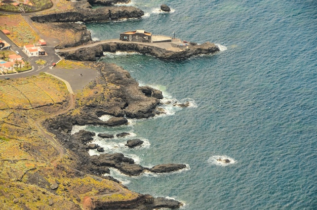 Aerial View Of El Hierro Canary Island Spain