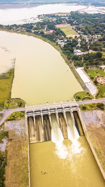 An aerial view of Floodgate