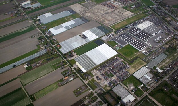 Aerial view from a plane