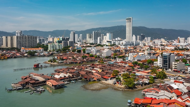 Aerial view of george town