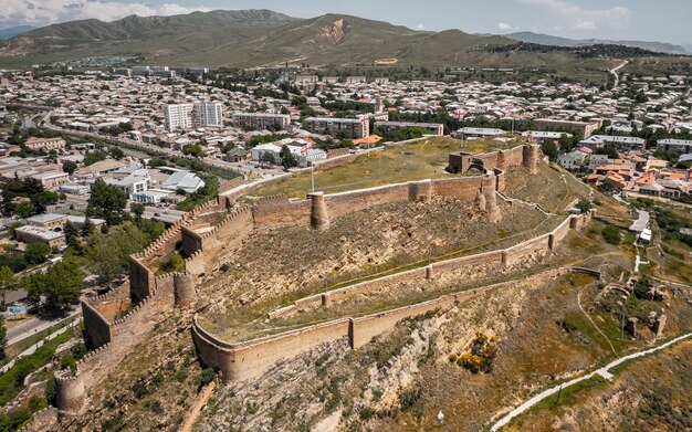 Aerial view of gori fortress