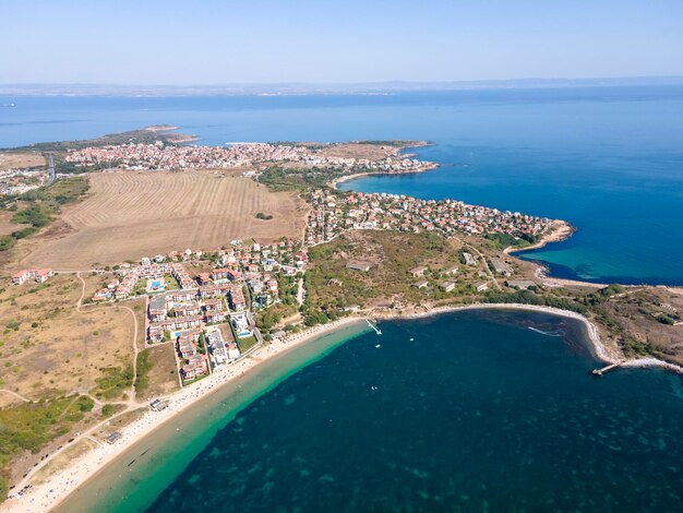 Photo aerial view of gradina garden beach bulgaria