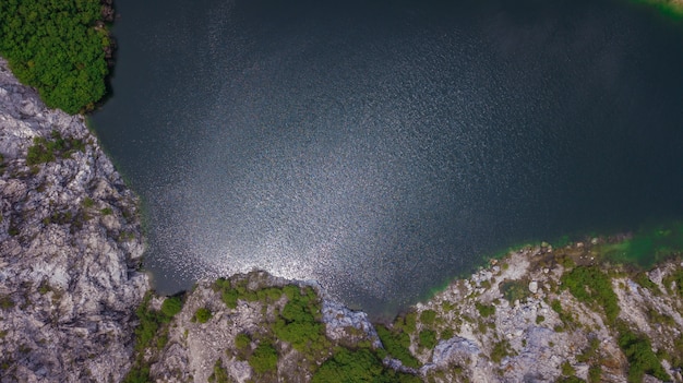 Una vista aerea di grand canyon chonburi tailandia, punto di riferimento in chonburi tailandia